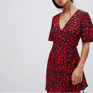 ASOS Petite Mini Wrap Dress